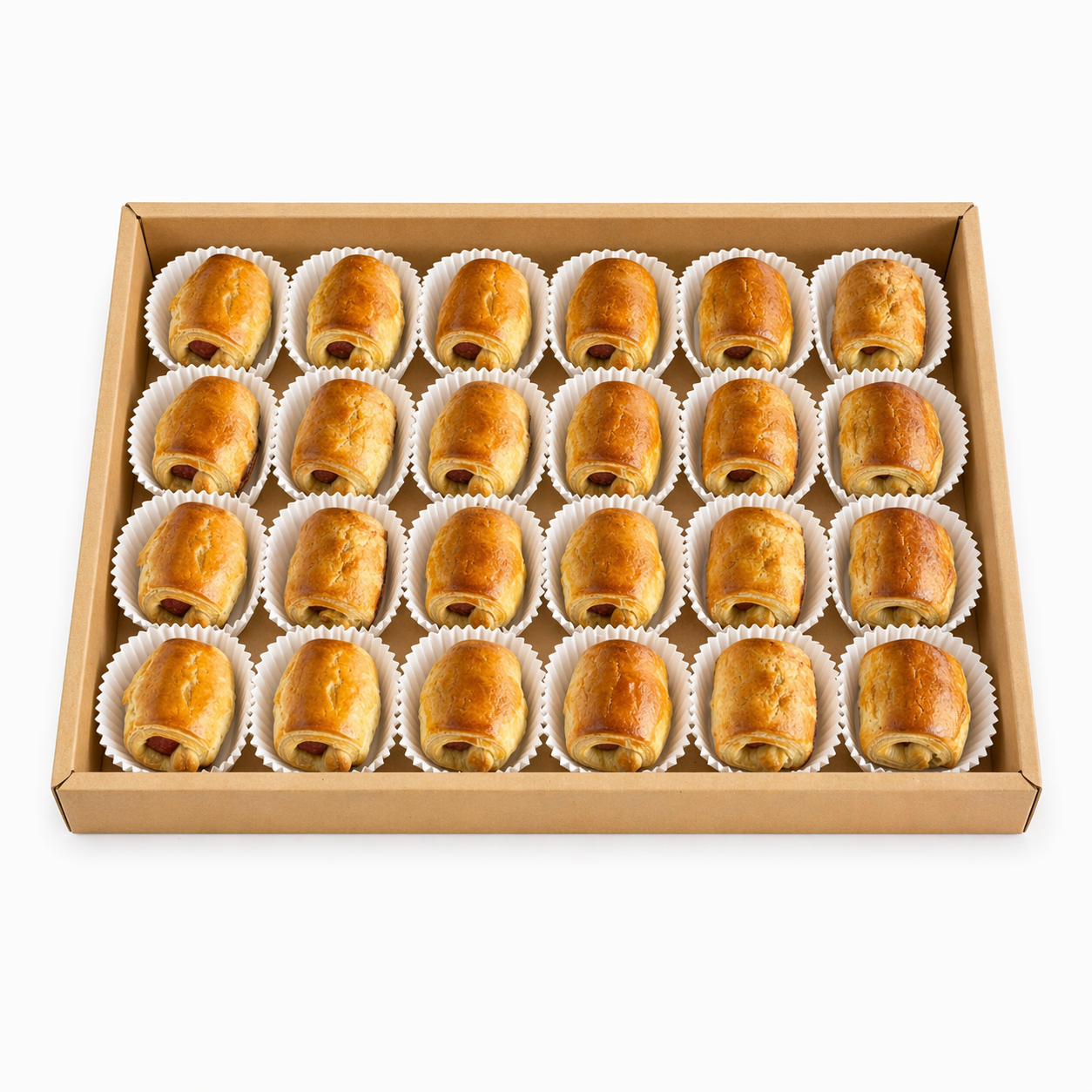 Mini Chicken Sausage Puff Set (24pcs)