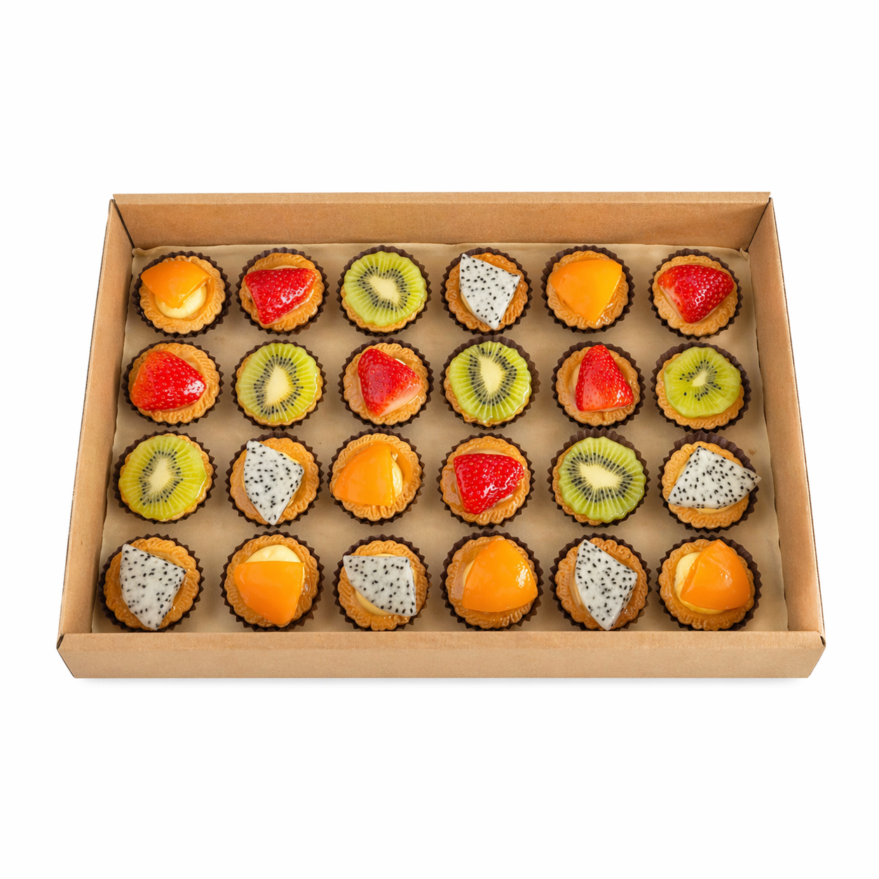 Mini Assorted Fruit Tart Set (24pcs)