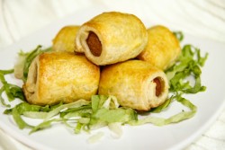 Mini Chicken Sausage Puff