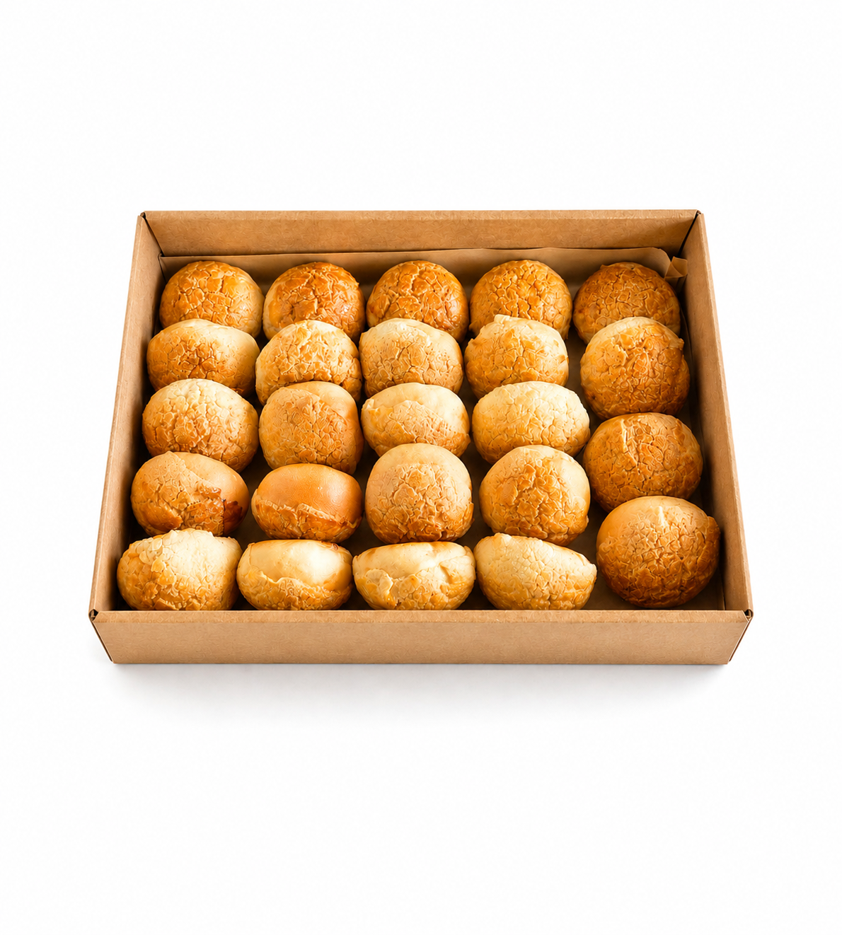 Mini Chicken Char Siew Polo Bun (24pcs)
