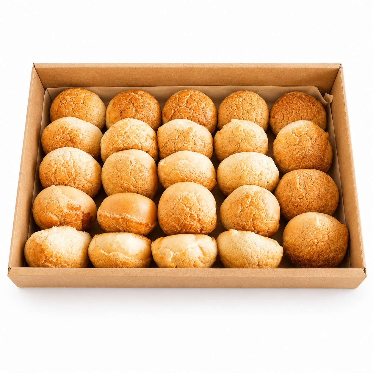 Mini Chicken Char Siew Polo Bun (24pcs)