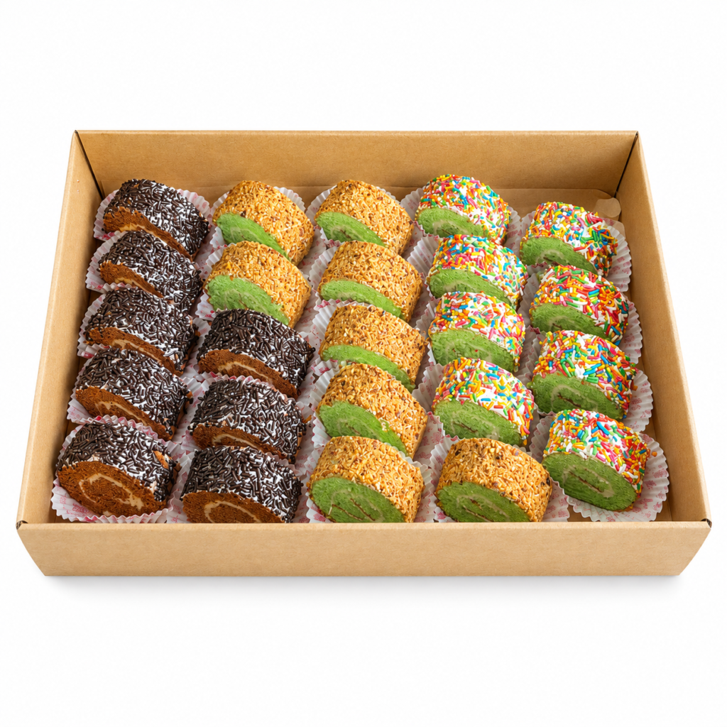 Assorted Mini Swiss Roll w Toppings